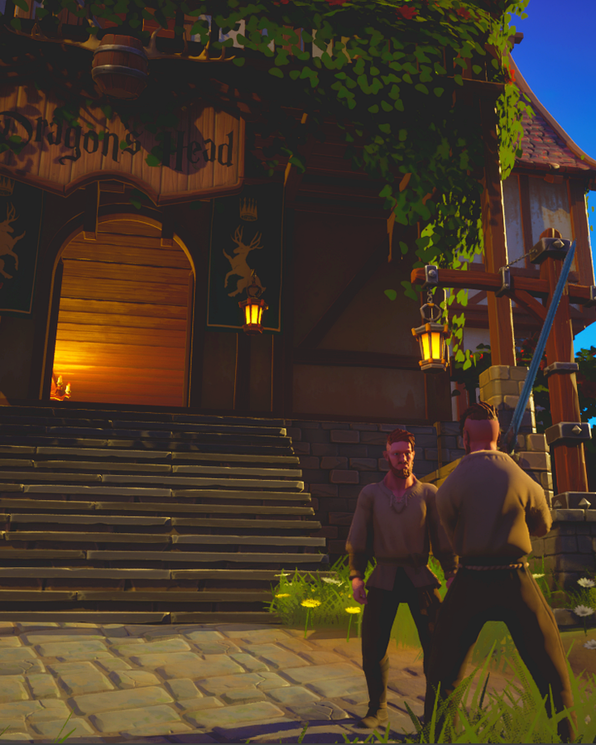 Player and tavern